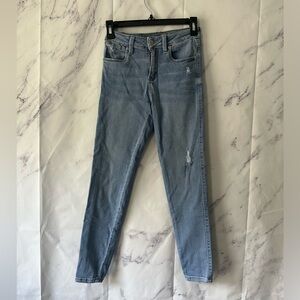 JUST USA - LIGHTWASH BLUE STRETCH SKINNY JEANS WOMENS 26 WAIST